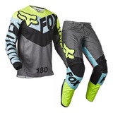 Equipo Conjunto Niño Fox 180 Trice Motocross Mx Atv Riderpro