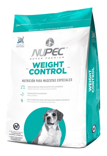 2kg Nupec Alimento Perro Croqueta Control Peso Raza Grande