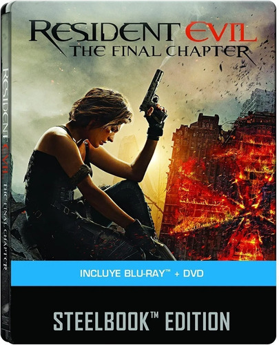 Resident Evil Capitulo Final 6 Steelbook Blu-ray + Dvd