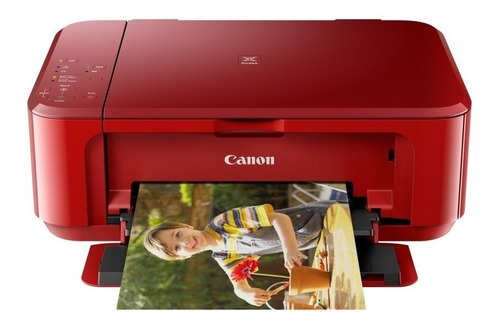 Impresora A Color Multifunción Canon Pixma Mg3610 Con Wifi Roja 110v/220v