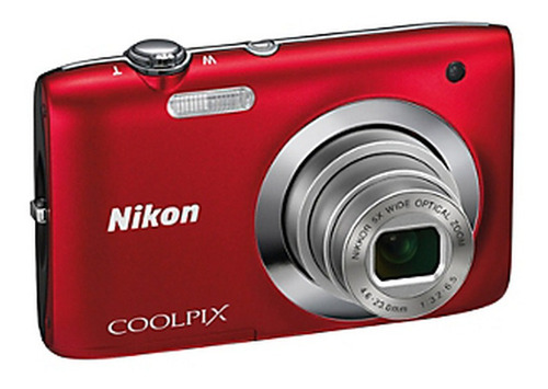  Nikon Coolpix S2600 Compacta Color  Rojo 