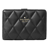 Portafolios De Piel Acolchado Para Mujer, Negro, Suave, Care