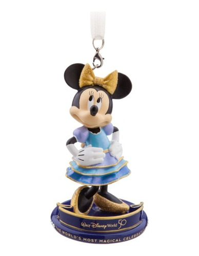 Adorno Minnie Mouse Disney 50 Aniversario Navideño Ornamento