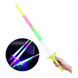 Espada Luminosa Juguete Luz Led Sable Retractil Regalo
