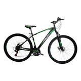 Bicicleta Profit Aspen 8 Velocidades Rin 29 Color Negro/verde Tamaño Del Marco M