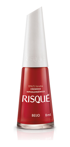 Esmalte Cremoso Risqué Vermelho Beijo