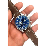 Reloj Compatible Con No Iwc Pilot Chronograf Suizo