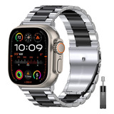 Correa Acero Eslabon Premium Para Apple Watch Ultra Series