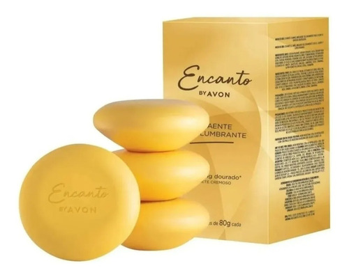  Sabonete Atraente Deslumbrante  Avon 80g Lacrado