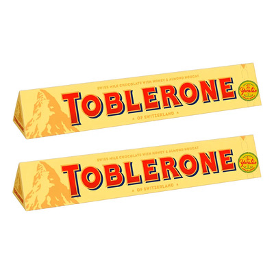 2 Toblerone 100g C\u002Fu Chocolate Suizo Con Miel Y Almendras | Envío gratis