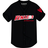 Camisola Jersey Venados De Mazatlan M3 Negro Ch M G Eg 2eg