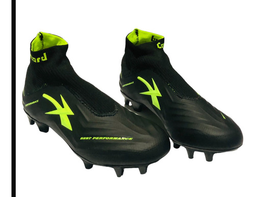 Zapato Soccer Concord Negro/neon 