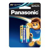 Batería 9v Pila Alcalina Panasonic 6lr6 Blíster X 1 Unidad