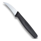 Cuchillo Formador Victorinox Curvo 6cm Mango Nylon Negro 