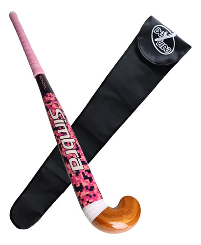 Combo Hockey Palo + Funda Simbra Del 28 Al 36 Varios Colores