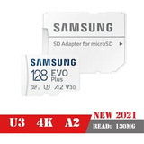 Tarjeta Micro Sd Samsung Evo Plus 128 Gb 100 Mb/s 4k U3 +