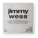 12 Cuerdas Primeras Cal.12 P/guitarra Eleacustica Jimmy Wess