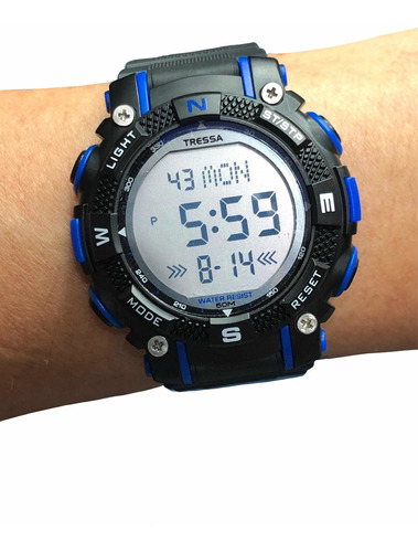 Reloj Tressa Chini Digital Junior Dama  Niños Wr -taggershop