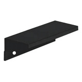 Puxador Moveis Sottile Preto 160mm - Zen Design