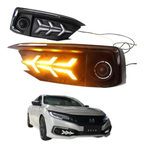 Biseles Led Drl Honda Civic 2019 2020 2021