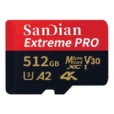  Cartão De Memoria Sandian 512gb V30 4k V30 + Brinde Usb