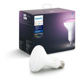 Philps Hue White&color Ambiance - Foco Br30 98.5w Luz Blanco Cálido Y Frío, Multicolor