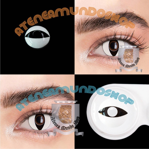 Lentes De Contacto Ojos De Gato Halloween Cosplay Anime 