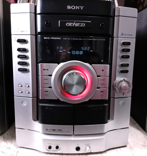 Mini System Sony Genezi Mhc-rg290 = Para Conserto / Peças