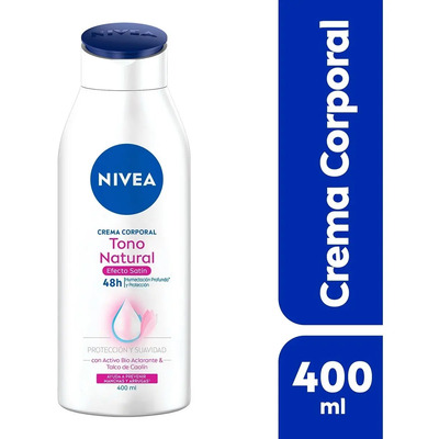 Nivea crema corporal Satin 400 ml, humectación sedosa para cualquier piel | MercadoLibre