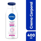 Crema Corporal Nivea Tono Natural Satín Protección 400 Ml