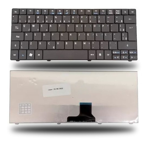 Teclado Netbook Acer Aspire One Mp-09b96pa-982, 721-3070 722-0424 Abnt2 Br Ç Cor Preto