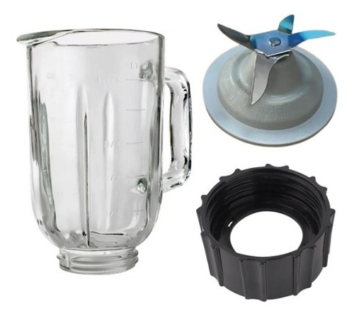 Kit De Vaso+ Cuchilla +base Para Licuadora Durapro/turbopro 