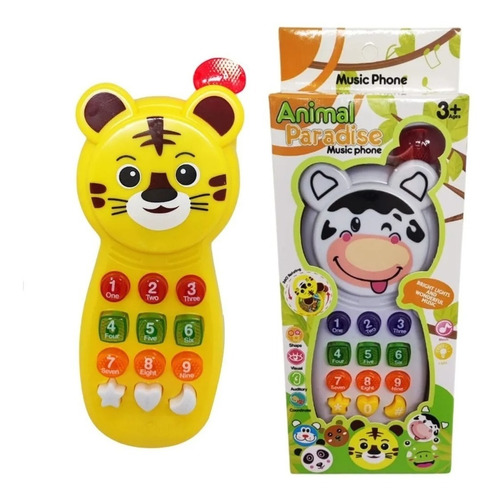 Celular Juguete Niños Animalitos Sonidos Juego Juguete Bebes