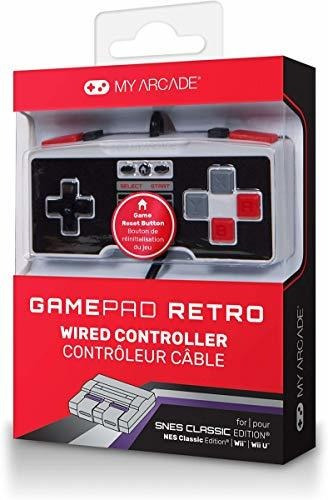 My Arcade Gamepad Retro: Controlador Con Cable Clásico Para