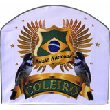 Capa De Gaiola 1 Fecho Lateral ( Preta) - Coleiro Gola 001