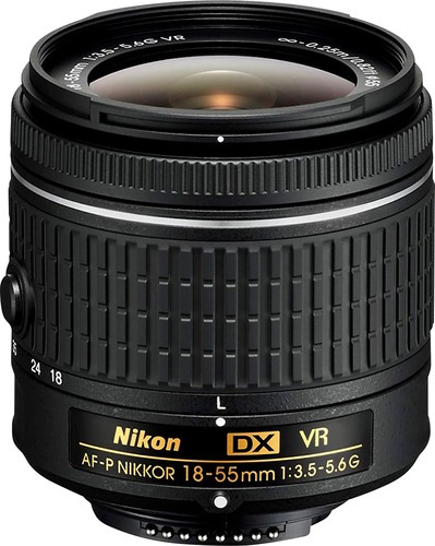 Lente De Zoom Para Cámara Nikon Aps-c F-mount, Af-p Dx