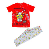 Conjunto De Pijama Minions Para Niños Diferentes Diseños 