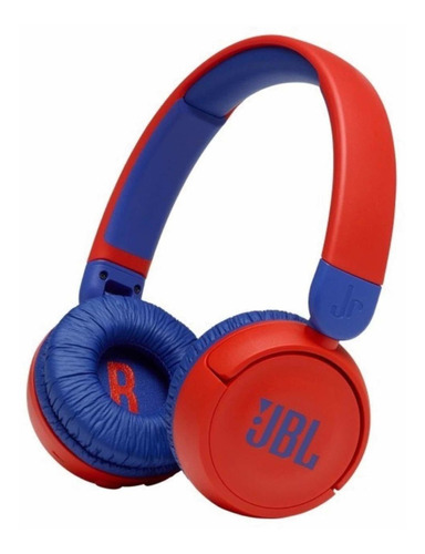 Fone De Ouvido Infantil Sem Fios Jbl Jr310bt Vermelho Azul P