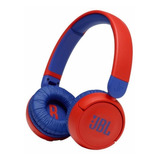 Fone De Ouvido Jr310bt Bluetooth Sem Fio Infantil Jbl Cor Vermelho Cor Da Luz N/a