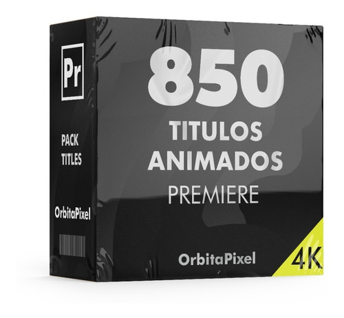 Paquete De 650 Títulos Animados Mogrt Para Premiere Pro 