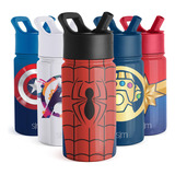 Botella De Agua Simple Y Moderna Para Niños Spiderman Con Ta