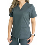 Uniforme Medico Pijama Medica Mujer Antifluidos Negro Jogger