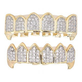 Grillz Dientes Set Hip Hop Prop Grillz Dientes Decoración Pa