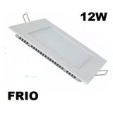 Kit 3 Focos Led Panel 12w Cuadrado Embutido