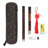 Instrumento De Flauta De Bambu Tradicional Refinado Dizi Gke