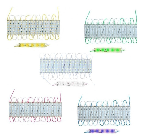 Modulo Led 5050  Varios Colores Kit 15 Pzs