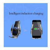 Car Wireless Charger,15w Smart Qi Fast Charging Auto Clampin