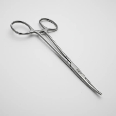 Pinza Mosquito Curva 12 Cm Sin Dientes Halsted Inoxidable Curva