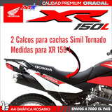 2 Calcos Para Cachas Simil Tornado Medidas Para Xr 150 L