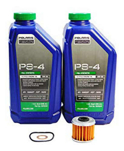 Kit Cambio De Aceite Sintético Polaris Ps-4